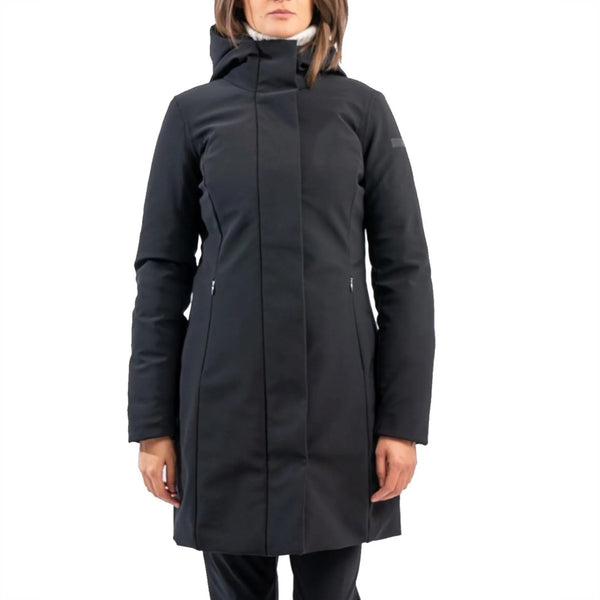 RRD Parka lungo Parka Donna lungo Winter Long Nero - Francavilla Moda